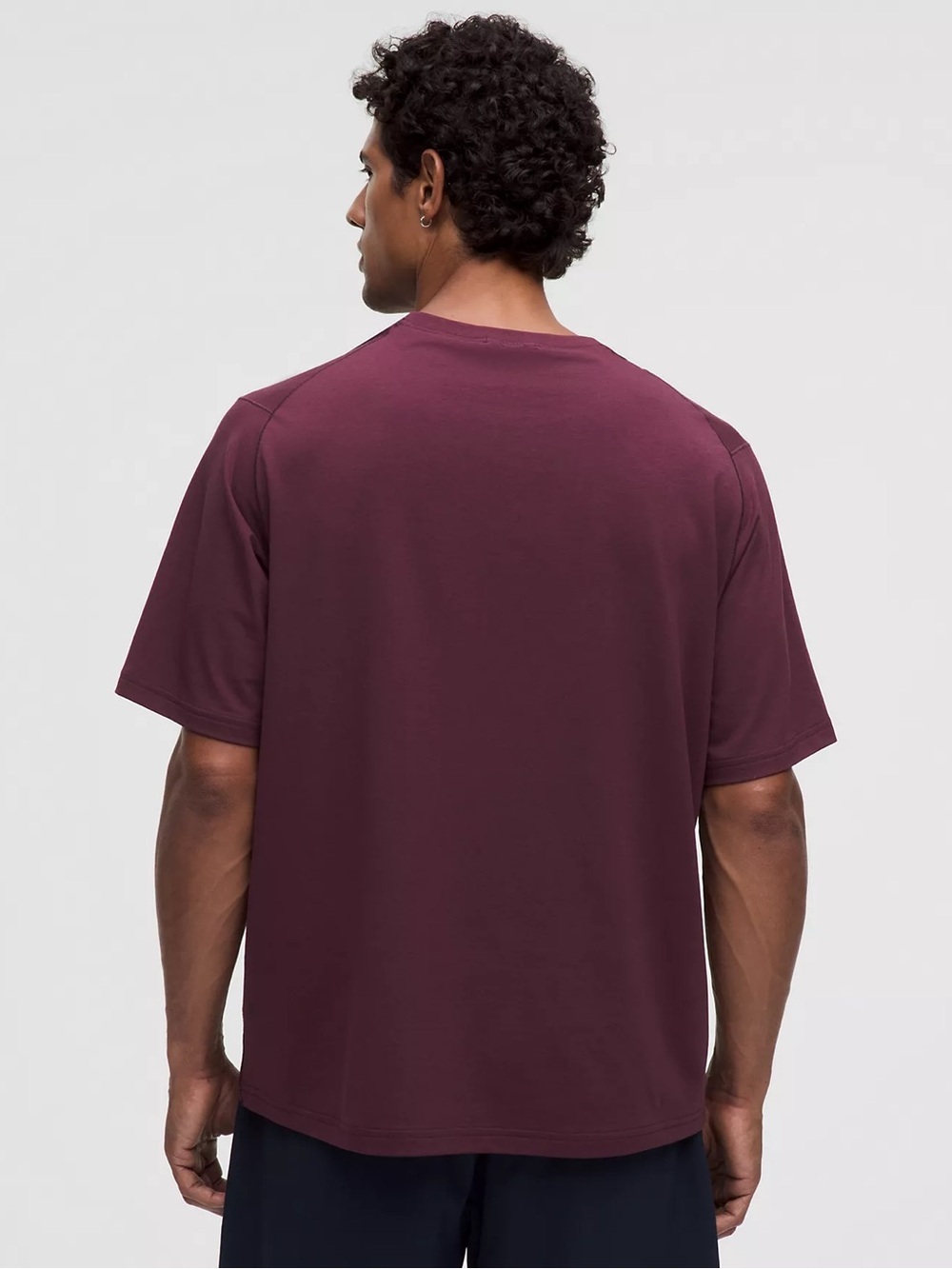 lululemon athletica Everyday Cotton Blend Relaxed T-Shirt - Ruby Magic Size XL - Picture 8 of 9